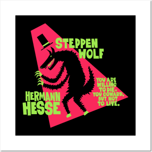 Hermann Hesse - Steppenwolf Illustration Posters and Art